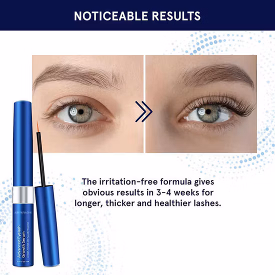 Custom Logo Eye Lash Brow Length Boost Enhancer Private Label Eyebrow Eyelash Growth Serum