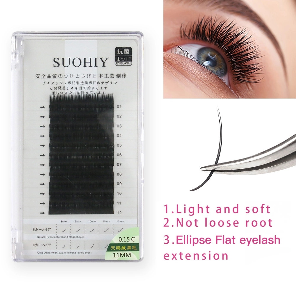 Yy Shape Individual Y Wire Eyelash Fluffy Clusters Lashes Premade Volume Fans Yy Matte Eyelash Extension