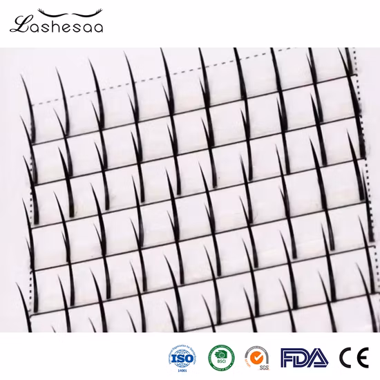 Hot Selling Soft Ellipse Flat Eyelash Extensions Cashmere Flat Lashes Extensions Flat False Lashes