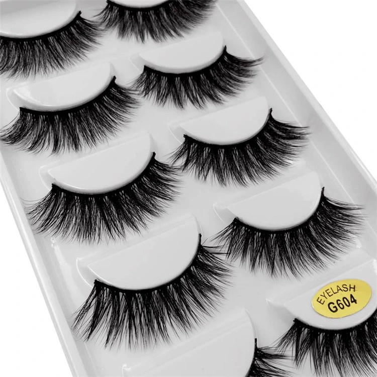 5 Pairs False Eyelashes Thick Mink Eyelashes 3D Mink Lashes Natural False Lashes Eyelash Extension Cilios Maquiagem