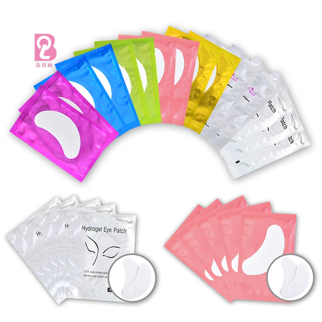 Beiqili Private Label Eye Gel Pads for Eyelash Extension Hydrogel Under Eye Gel Patch Parches De Ojos