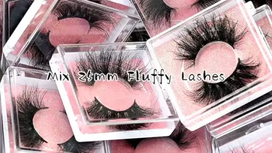 Glam Lashes Collection Bande complète de cils de vison Remi Lashes Real Lash Factory