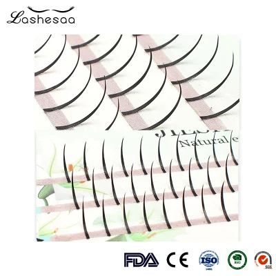 Mengfan Chine Fournisseurs de cils métalliques Extensions de cils de 25 mm Volume noir mat Pointes individuelles Cils Fée Cluster Lashes