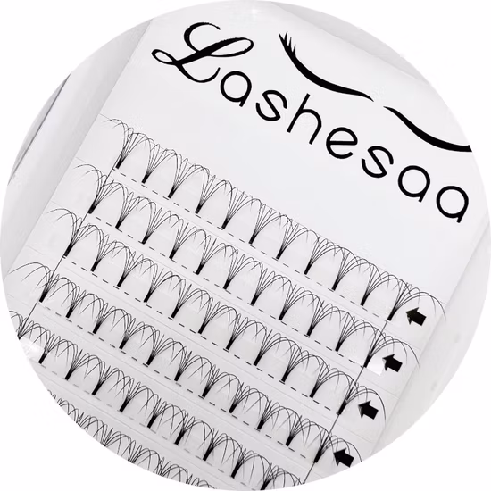 Mengfan Chine Vente en gros Eye Lash Premium Soie Fabriqué à la main Russe Volume Lash 3D Extensions de cils individuels Couleur Easy Fan Lashes Maquillage Premade Fans Cils