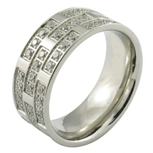 Bague pour homme en pierre de colle CNC de style Dubaï