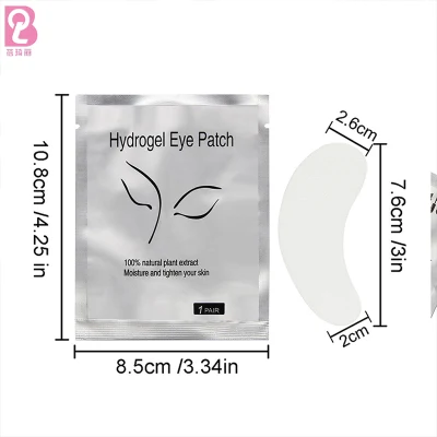 Hot Selling Factory Hydrogel Eye Patch sous les coussinets de gel pour l'extension des cils